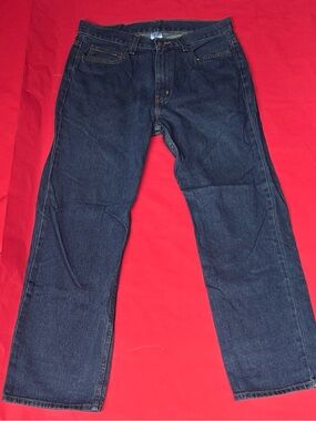 Faded Glory 32x30 Men's Dark Blue Denim Jeans